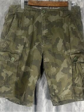 Ruff Hewn Olive Camo Cargo Shorts
